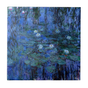 De Blauwe Waterlelies van Claude Monet Tegeltje