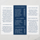 De Blauwe Waterverf van de Marine Modern Business  (Achterkant)