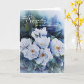 De Blauwe Waterverf van de Partner van het leven F Kaart (Gele Bloem)