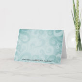 De Blauwe Wervelingen van Shalom Kaart (Achterkant)