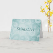 De Blauwe Wervelingen van Shalom Kaart (Gele Bloem)