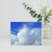 De blauwe Yonder Briefkaart (Staand voorkant)