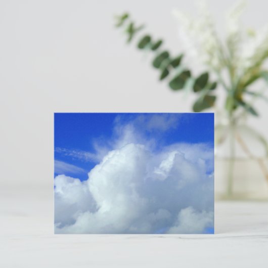 De blauwe Yonder Briefkaart (Staand voorkant)