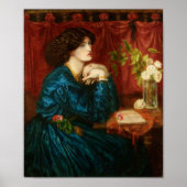 De blauwe zijderedress poster (Voorkant)