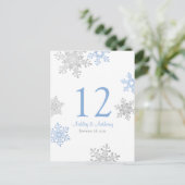 De blauwe Zilveren Kaart van de Lijst van het (Staand voorkant)