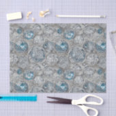 De Blauwe & Zilveren Kerstmisbol Serie Design 11 Tissuepapier (Craft)