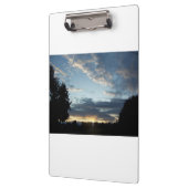 De blauwe Zonsondergang droomt Wit Klembord (Links)