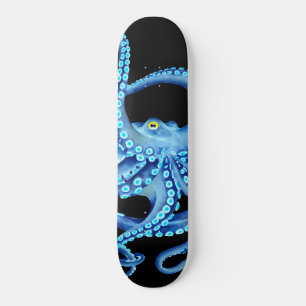 De blauwe Zwarte van de Octopus Persoonlijk Skateboard