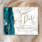 De Blauwgroen Blauwe Goud Agate Marble van de begr