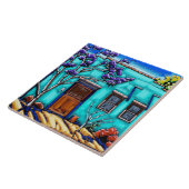 De Blauwgroen groene Tucson Barrio Tile Tegeltje (Zijkant)