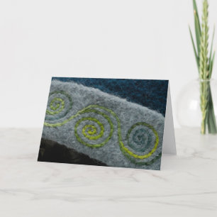 De blauwgroen Kaart van Spiralen