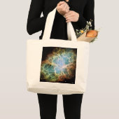De blauwgroen Nevel van de Krab Grote Tote Bag (Voorkant (product))