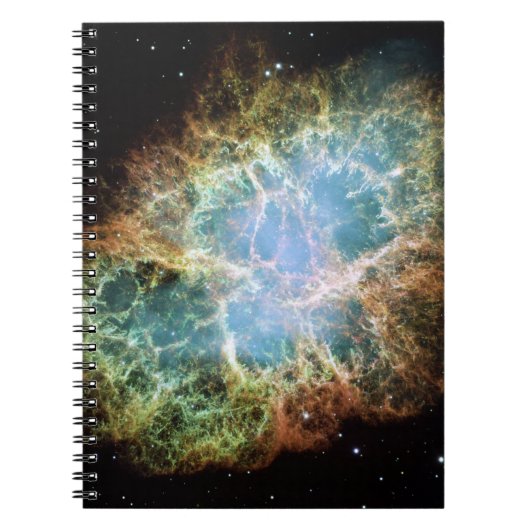 De blauwgroen Nevel van de Krab Notitieboek (Voorkant)