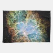 De blauwgroen Nevel van de Krab Theedoek (Horizontaal)