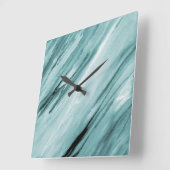 De blauwgroen Samenvatting van de Munt Vierkante Klok (Hoek)