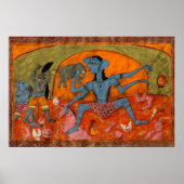 De blauwheli-slavendemonen poster (Voorkant)