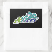De Blauwvintonijnstaat - Kentucky Rechthoekige Sticker (Tas)