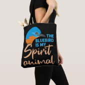 De Blauwvogel is mijn Geestdier Tote Bag (Dichtbij)