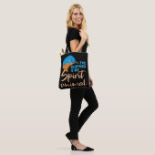 De Blauwvogel is mijn Geestdier Tote Bag (Op model)