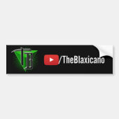 De Blaxicano-URL/Logo - Bumpersticker (Voorkant)