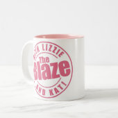 De Blaze-mok Tweekleurige Koffiemok (Voorkant links)