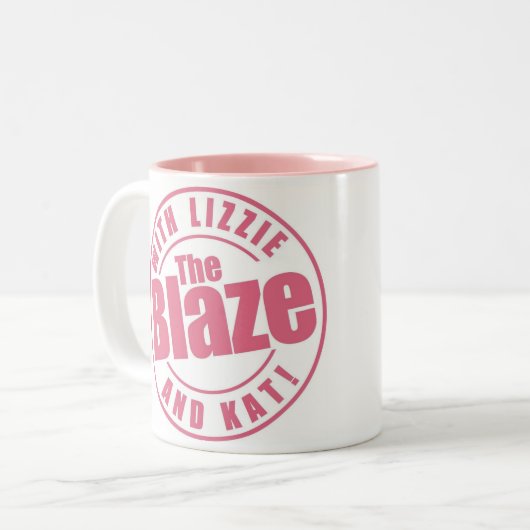 De Blaze-mok Tweekleurige Koffiemok (Voorkant links)