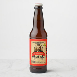 De Bleke Ale van de heer Molotov Bier Etiket