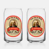 De Bleke Ale van de heer Molotov Blikvorm Glas (Voorkant)