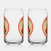 De Bleke Ale van de heer Molotov Blikvorm Glas (Links)