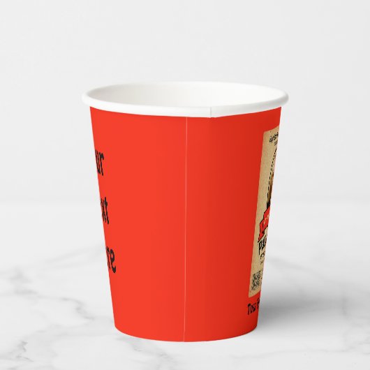 De Bleke Ale van de heer Molotov Papieren Bekers (Rechts)