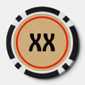 De Bleke Ale van de heer Molotov Poker Chips (Achterkant)