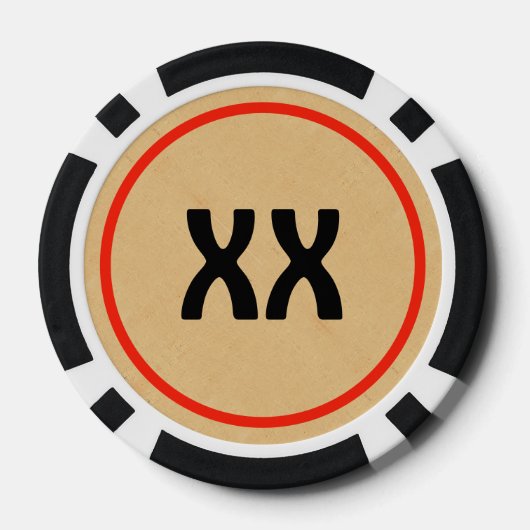 De Bleke Ale van de heer Molotov Poker Chips (Achterkant)