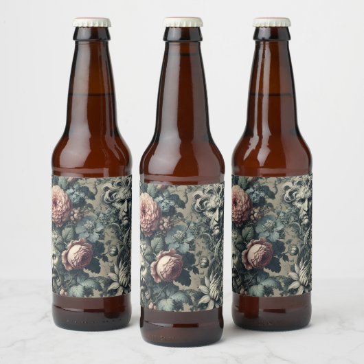 De Bleke zuivering - Gotisch Victoriaans Bier Etiket (Flessen)