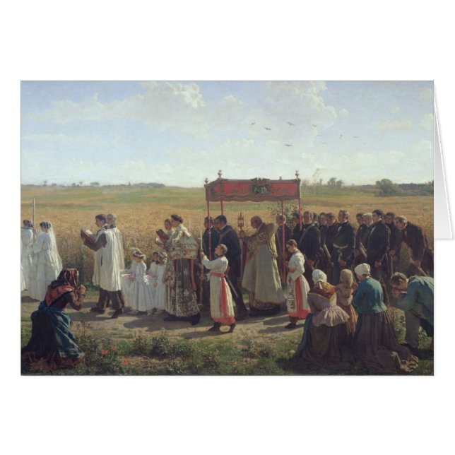 De "Blessing of the Wheat" in de Artois, 1857 (Voorkant Horizontaal)