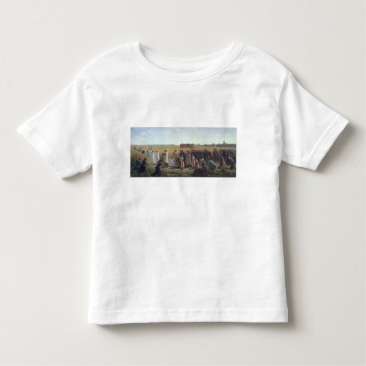 De "Blessing of the Wheat" in de Artois, 1857 Kinder Shirts (Voorkant)