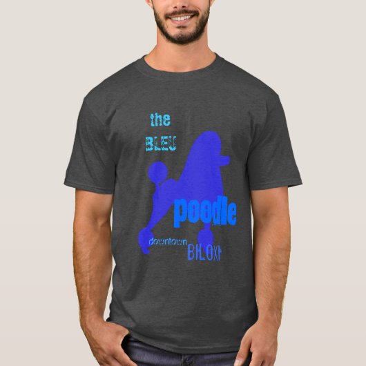 de BLEU-poedel - beste duikbar ter wereld T-shirt (Voorkant)