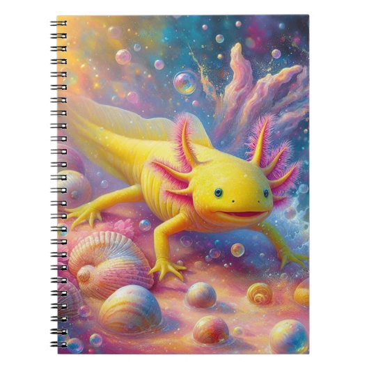 De Blijde Axolotl Notitieboek (Voorkant)