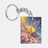 De Blijde Axolotl Sleutelhanger (Voorkant Links)