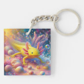 De Blijde Axolotl Sleutelhanger (Achterkant)