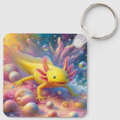 De Blijde Axolotl Sleutelhanger (Achterkant)