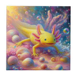 De Blijde Axolotl Tegeltje