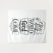 De blijdschap voor de wereld is Christelijk kerstm Wandkleed (Voorkant (horizontaal))