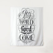 De blijdschap voor de wereld is Christelijk kerstm Wandkleed (Voorkant)