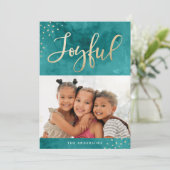 De blije Gouden Kaart van de Foto van de Vakantie (Staand voorkant)