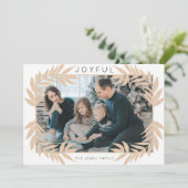 De blije Kaart van de Foto van de Vakantie van het (Staand voorkant)