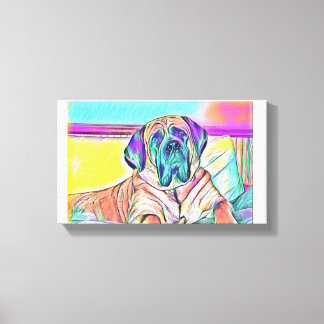 De blik canvas afdruk