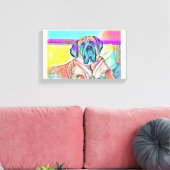 De blik canvas afdruk (Insitu (Woonkamer))