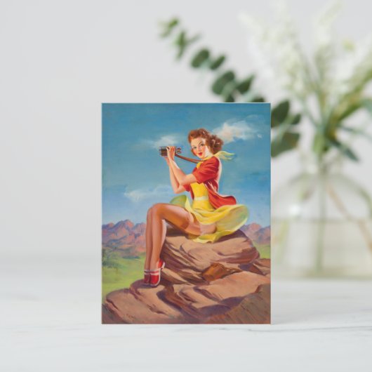 De blik uit briefkaart (Staand voorkant)