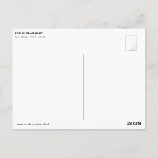 De blik uit briefkaart (Achterkant)