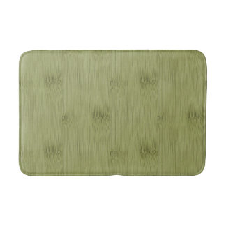 De blik van Bamboe in Olive Moss Green Wood Grain Badmat